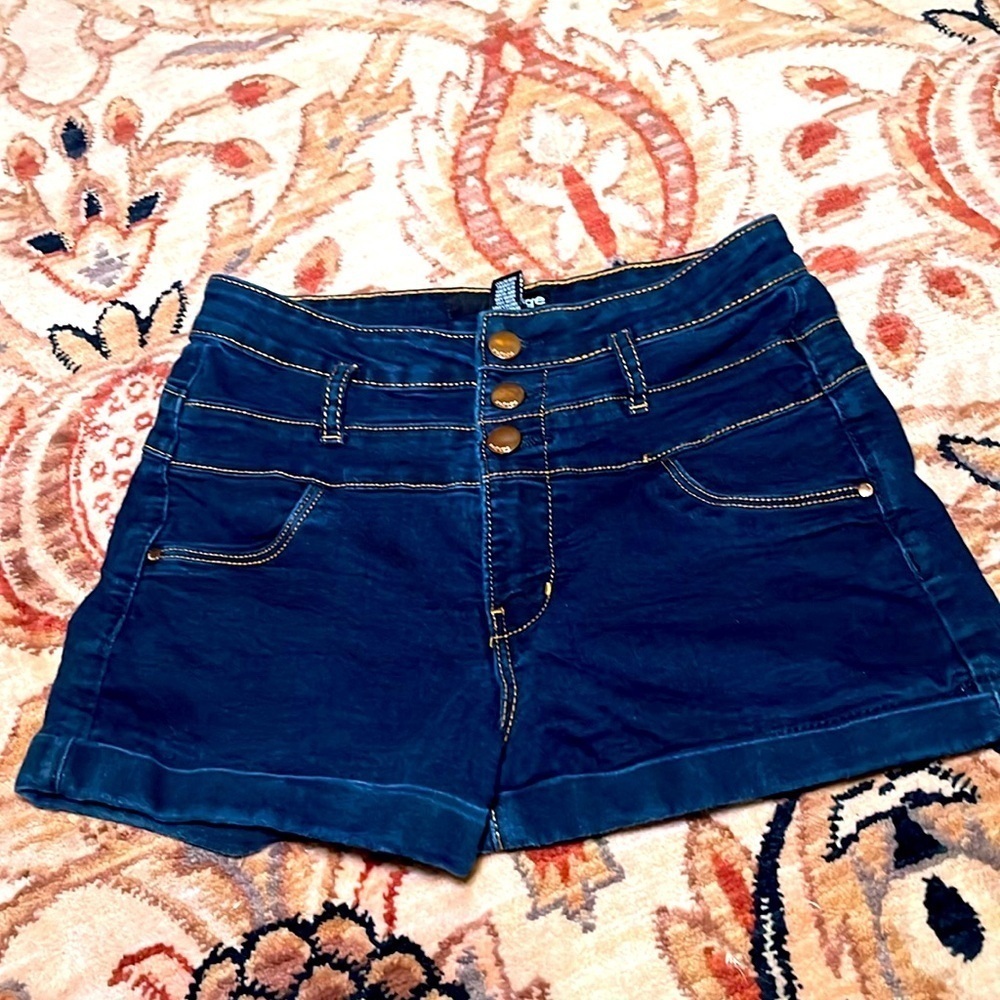 Refuge dark blue girls short size 4